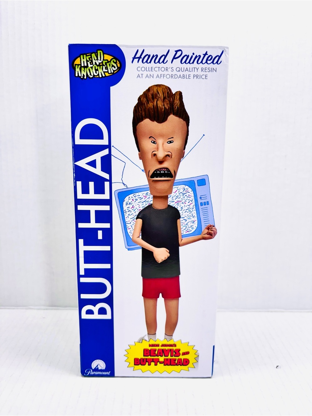 NECA Butt-Head Hand Painted Resin Figure Beavis & Butt-Head Head Knockers